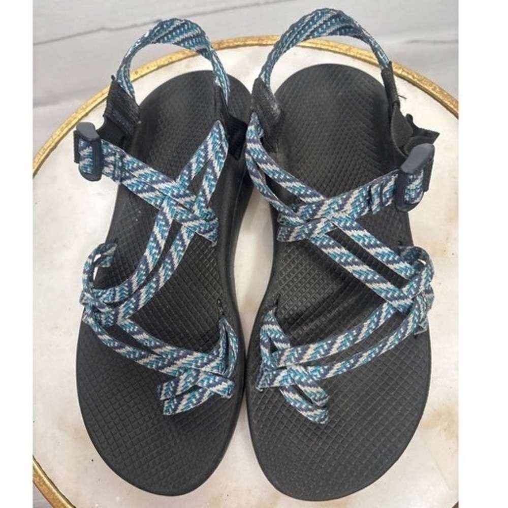 Chaco ZX Cloud 2 Sandals Womens 11 Blue Adjustable Hiking Comfort Trail